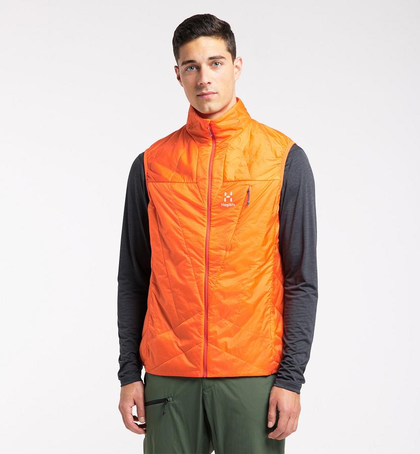 Haglöfs L.I.M Barrier Vest Orange For Mens QFHCB2907 Australia